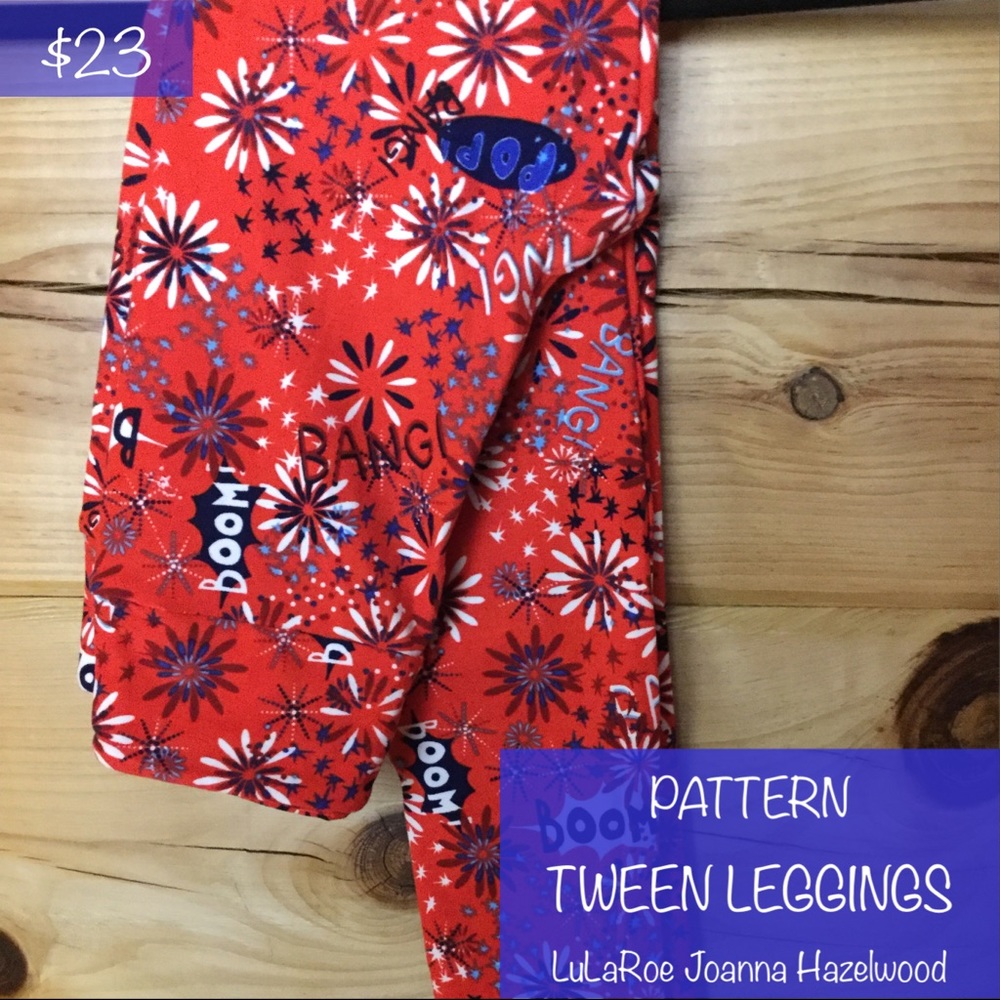 New LuLaRoe Tween Americana Leggings